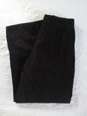 Pact Organic Cotton Black Wide Leg Corduroy Pants